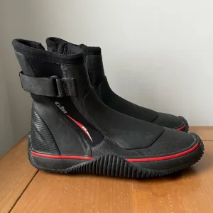 Gill Trapeze Boots Men's Black and Red Sailing Wetsuit Diving Boots 7.5 8