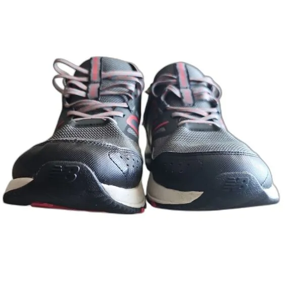New Balance T410 V8 Trail Running Shoes Black Red Sneakers Tennis Shoes Sz 11.5